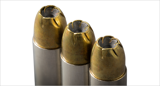 hollow point bullet close up