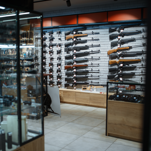 visit various gun shops before you buy a gun