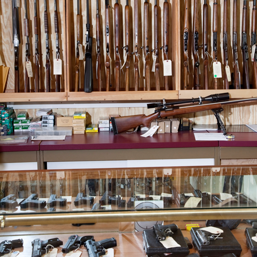 visit various gun shops before you buy a gun