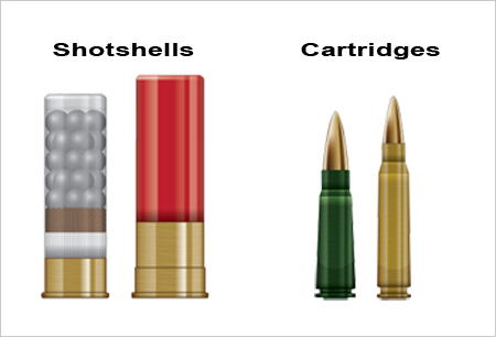 difference between shotshells and rifle cartridges